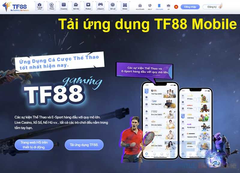 Tải ứng dụng TF88 Mobile